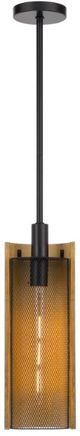 Cal® Lighting & Accessories Wigan Basswood/Black Pendant-1