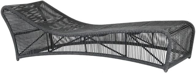 Sunset West Milano Slate Olefin Rope Outdoor Chaise-0