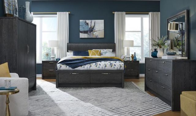 Magnussen Home® Kinsley Black Heron Drawer Nightstand-1