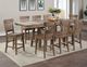 Steve Silver Co. Riverdale 9-Piece Driftwood Counter Dining Set-1