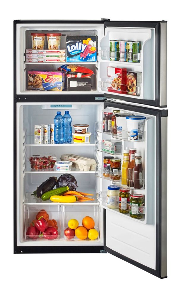 Moffat® 11.6 Cu. Ft. Stainless Steel Top Freezer Compact Refrigerator-3