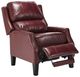 Best® Home Furnishings Customizable Pauley Leather Manual High Leg Recliner with Dark Walnut Legs-1