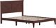 Rize Home Farmhouse Style Classic Cherry Twin Panel Bed-0