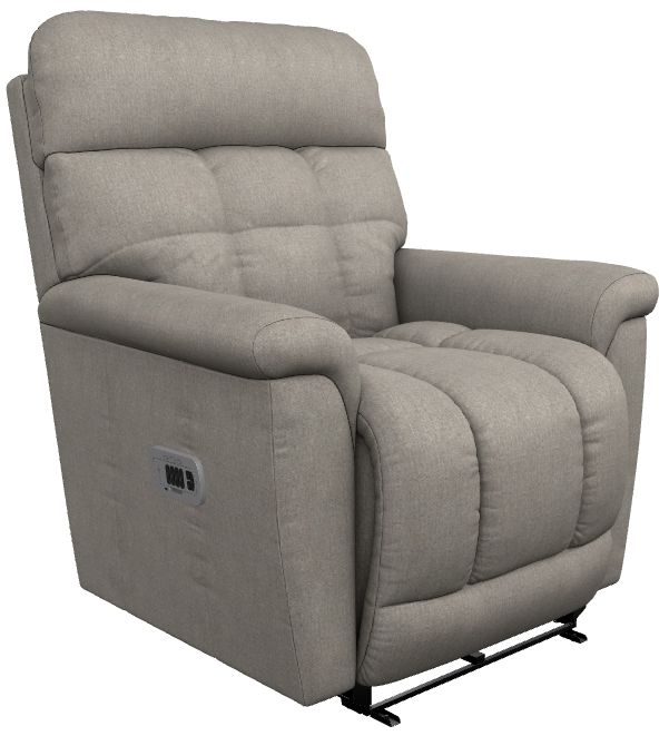 La-Z-Boy® Fulton Smoke Power Wall Recliner with Headrest and Lumbar-0