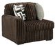 Signature Design by Ashley® Midnight-Madness 3-Piece Chocolate Sectional Sofa-2