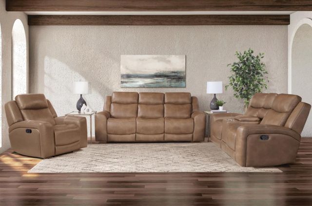 Corinthian Furniture Mocha Power Headrest Recliner-1