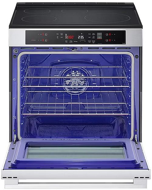 LG 30" Smudge Resistant Stainless Steel Smart Slide-In Induction Range with True Convection and Air Fry-1