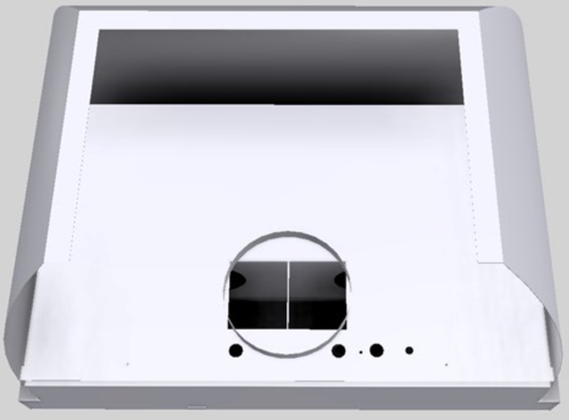Vent-A-Hood® Designer Series 36" White Wall Mounted Range Hood-2