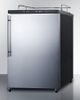 Summit® 5.6 Cu. Ft. Stainless Steel Beer Cooler/Kegerator-1