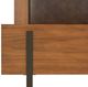 Flexsteel® Lincoln Brown/Walnut Queen Upholstered Panel Bed-4