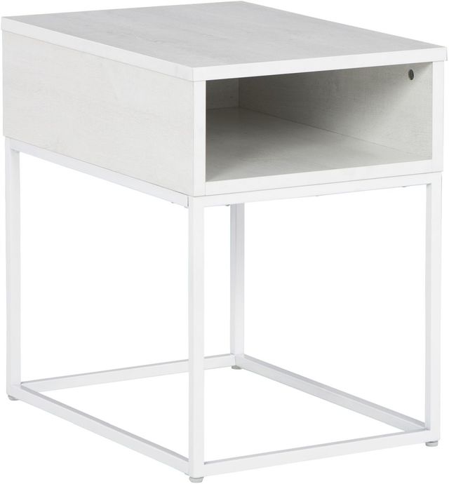 Signature Design by Ashley® Deznee White End Table-0