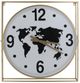 Classy Living World Map Wall Clock-0