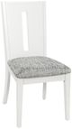 Jofran Inc. Urban Icon Gray/White Slotback Dining Side Chair-0