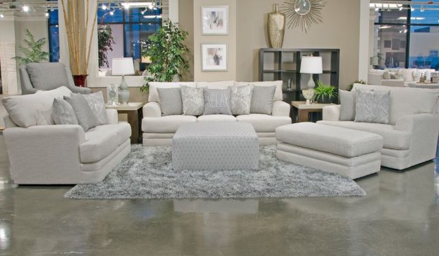 Jackson Furniture Zeller Cream Ottoman-1
