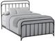 Bernards Shelby Black Full Metal Rod Bed-0