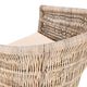 Classic Home Collins Natural/Sand Olefin/ Synthetic Rope Outdoor Dining Chair-4