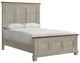 Elements International Farmington 5-Piece Medium Brown/Washed Stone Queen Panel Bedroom Set-1