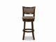 Burnt Swivel Barstool-1