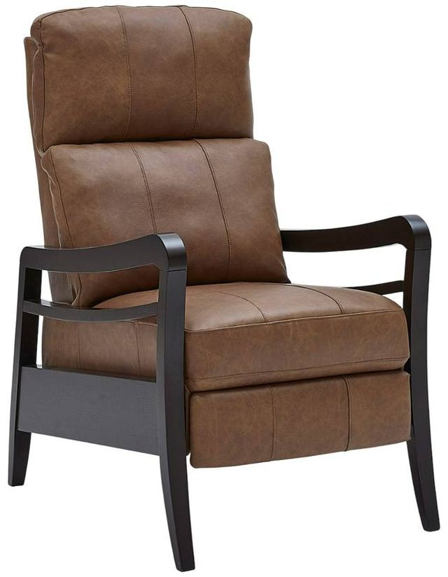 Best® Home Furnishings Customizable Ryberson Leather Power High Leg Recliner with Dark Walnut Legs-0