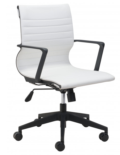 Zuo® Modern Stacy White Office Chair-0