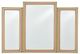 Currey & Company Arden Silver Peony/Satin Brass Vanity Mirror-0