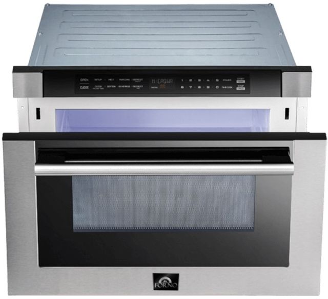 FORNO® 1.2 Cu. Ft. Stainless Steel Microwave Drawer-1