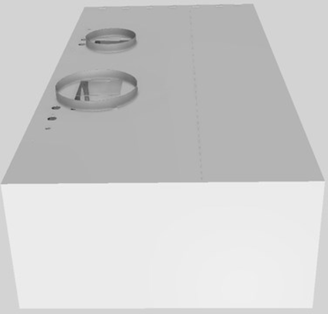Vent-A-Hood® 48" White Wall Mounted Range Hood-1