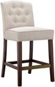 Olliix by Madison Park Tan Marian Tufted Counter Stool-0