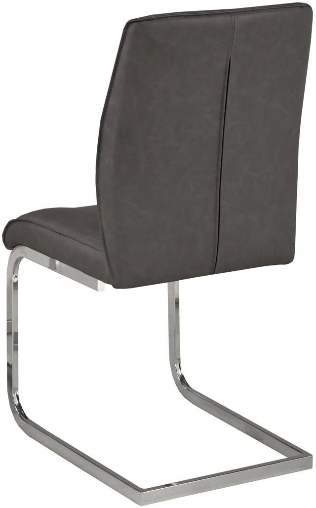 Brassex Inc. Amber 2-Piece Grey Dining Chair Set-1