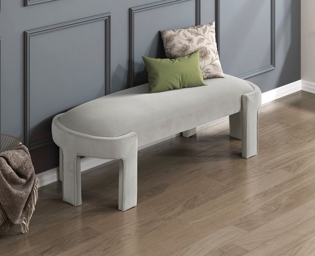 Homelegance® Flux Taupe Bench-1