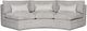 Vanguard® Furniture Customizable Boyden Curved Quarter Turn Sofa-1