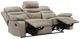 Homelegance® Hancock Latte Leather Double Manual Reclining Sofa-4