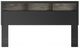 Signature Design by Ashley® Broachmyn Black/Gray King Lighted Bookcase Headboard-1