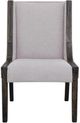 International Furniture Direct Balam Ivory-Stained Dark Side Chair-2