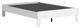 Signature Design by Ashley® Hallityn Matte White Youth Full Platform Bed-1