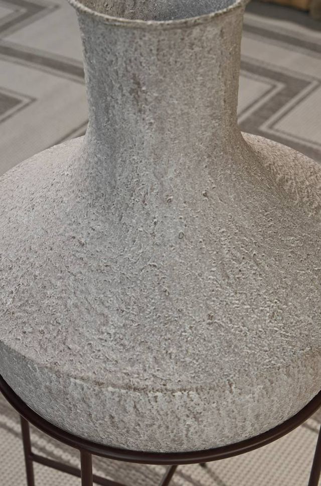 Signature Design by Ashley® Estonbank Distressed Cream 30" Vase-2