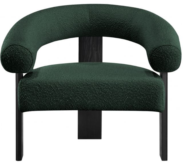Meridian Furniture Winston Green/Black Boucle Accent Chair-1