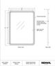 Renwil® Nolana Matte Black Accent Mirror-5