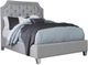 Standard Furniture Windsor Grey Upholstered Bed-0