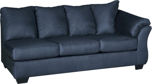 Signature Design by Ashley® Darcy 2-Piece Blue Left-Arm Facing Sofa Sectional and Chaise-2