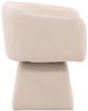Dovetail Furniture Jonie Lola Cream Swivel Chair-2