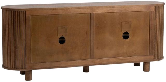 Classic Home Lyle Artisan Brown 4-Door Cabinet-4