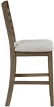 Mazin Furniture 6-Piece Emilia Light Brown/Gray Counter Height Dining Room Set-5