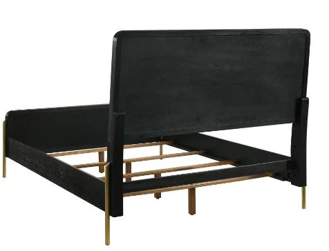 Coaster® Arini 4-Piece Black/Natural Queen Bedroom Set-3