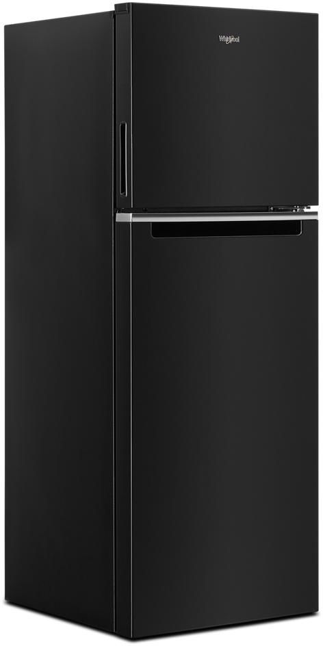 Whirlpool® 24" 12.9 Cu. Ft. Black Counter Depth Top Freezer Refrigerator-1