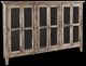 Jofran Inc. Rustic Shores Gray Wash 6-Door Accent Cabinet-0