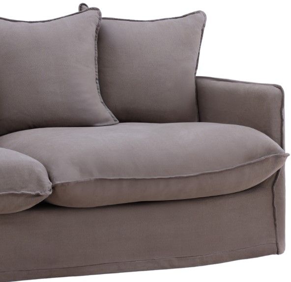 Dovetail Furniture Lexia Stone Slipcovered Sofa-4