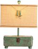 Crestview Collection Tackle Box Green Table Lamp-3