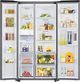 Samsung Bespoke 22.6 Cu. Ft.  White Glass Counter Depth Side-by-Side Refrigerator-1