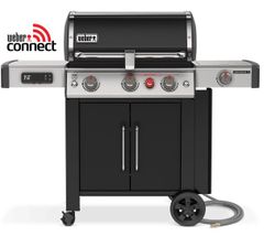 Weber® Grills® Genesis II EX-335 59" Black Freestanding Natural Gas Smart Grill